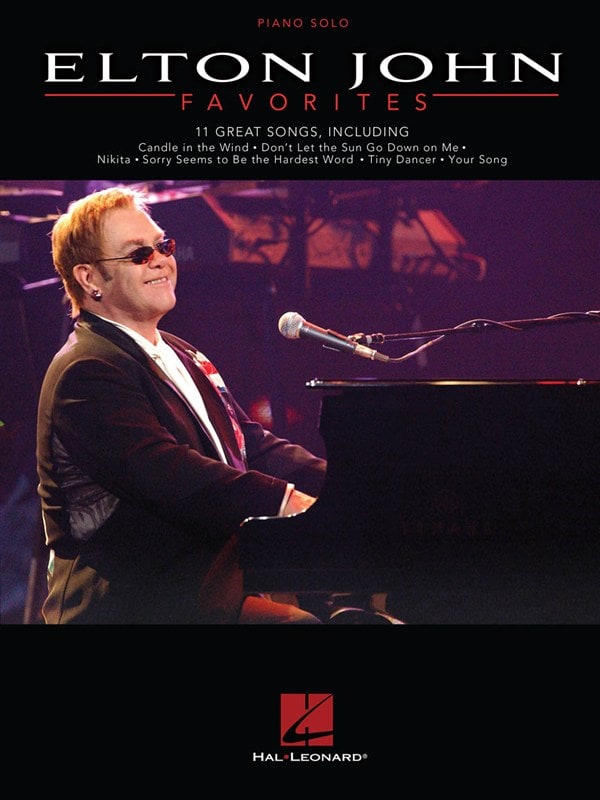 HAL LEONARD ELTON JOHN FAVORITES PIANO SOLO PERSONALITY - PIANO SOLO