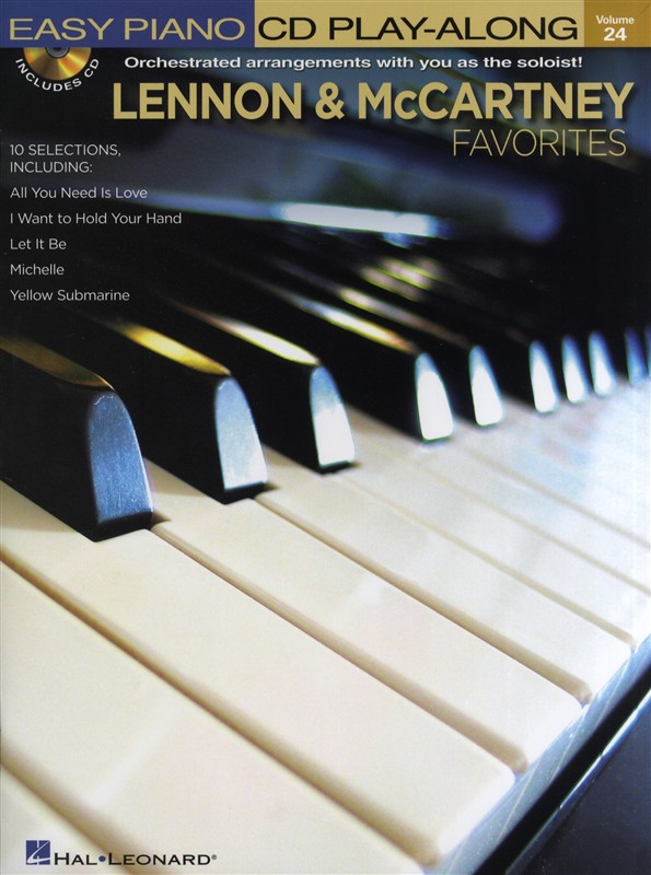 HAL LEONARD LENNON AND MCCARTNEY FAVORITES+ CD - PIANO SOLO