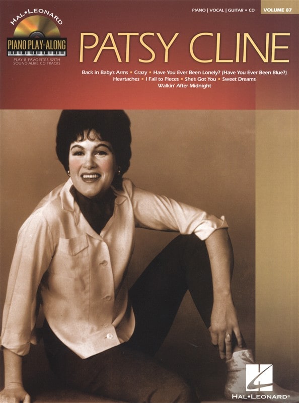 HAL LEONARD PIANO PLAY ALONG VOLUME 87 PATSY CLINE PIANO + CD - PVG