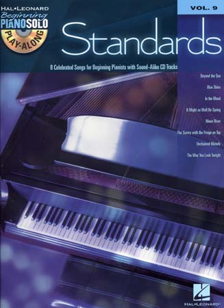 HAL LEONARD BEGINNING PIANO SOLO PLAY ALONG VOL.09 - STANDARDS + CD - PIANO