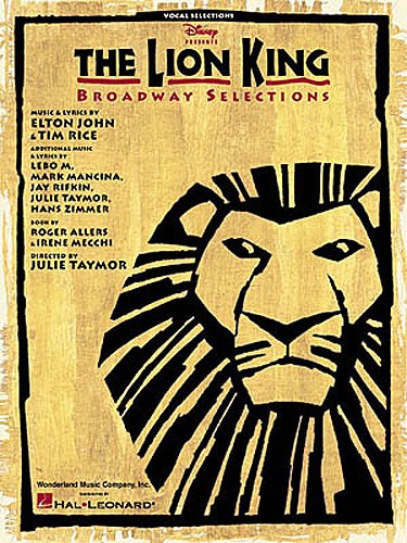 HAL LEONARD THE LION KING BROADWAY SELECTIONS - PVG