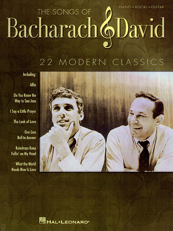 HAL LEONARD THE SONGS OF BACHARACH & DAVID - PVG