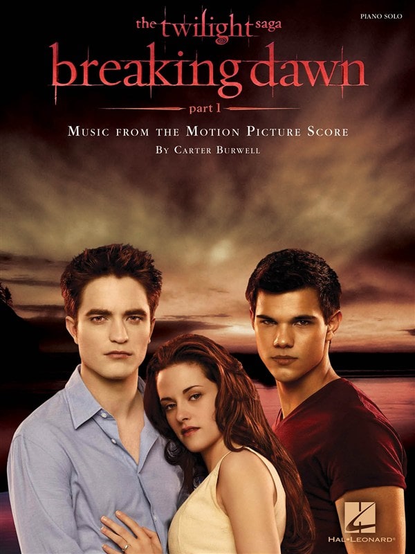 HAL LEONARD BURWELL CARTER TWILIGHT BREAKING DAWN PART 1 PIANO SOLO - PIANO SOLO