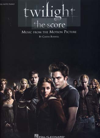 HAL LEONARD TWILIGHT MUSIC FROM THE MOTION PICTURE BIG-NOTE PIANO