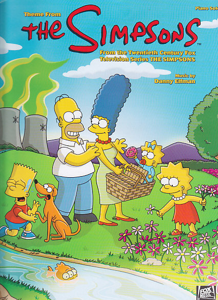 HAL LEONARD DANNY ELFMAN - THEME FROM THE SIMPSONS - PIANO SOLO