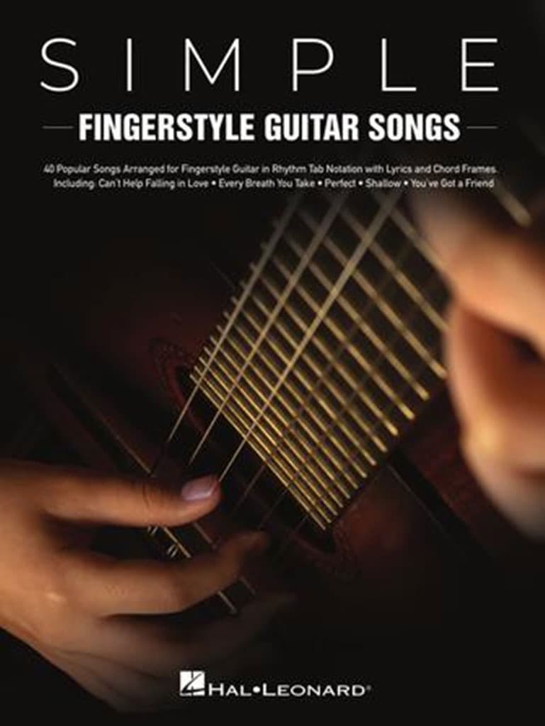 HAL LEONARD SIMPLE FINGERSTYLE GUITAR SONGS