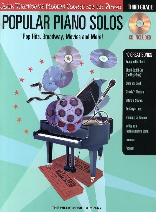 HAL LEONARD POPULAR PIANO SOLOS - 3RD GRADE - POP HITS, BROADWAY, MOVIES AND MORE! - PIANO SOLO