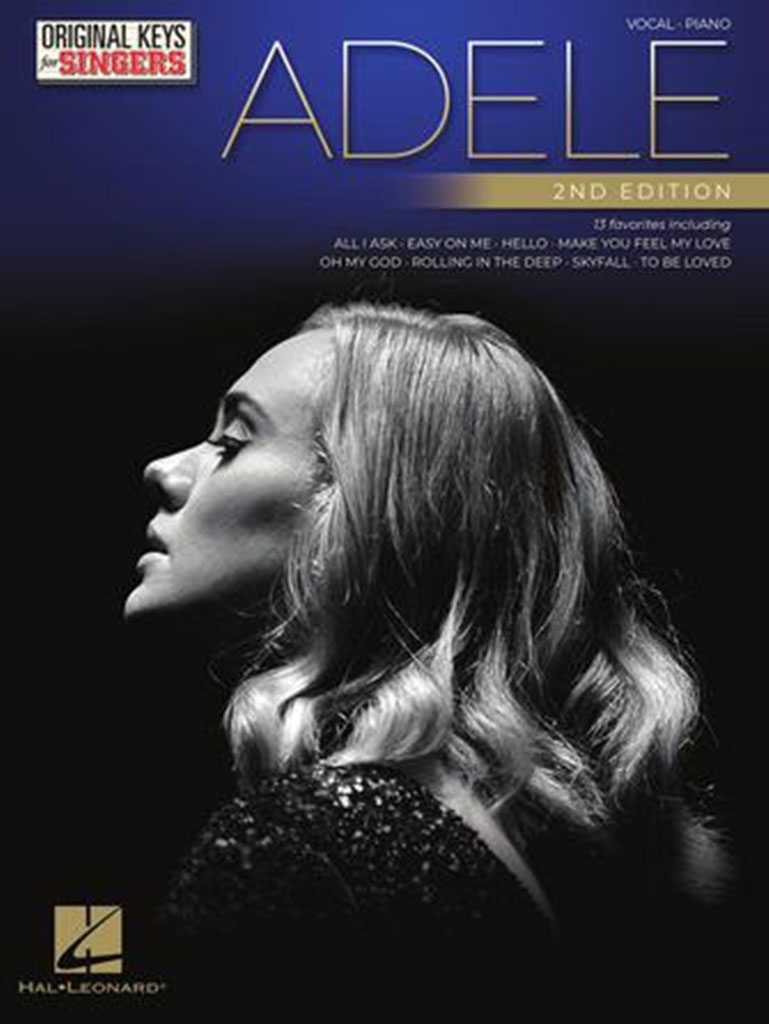 HAL LEONARD PHILLIP KEVEREN - ADELE - ORIGINAL KEYS FOR SINGERS - 2ND EDITION