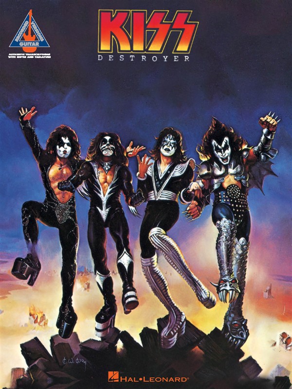 HAL LEONARD KISS - DESTROYER - GUITAR TAB