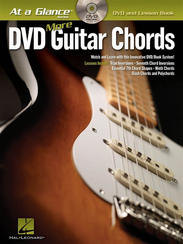 HAL LEONARD AT A GLANCE MORE GUITAR CHORDS + DVD - GUITAR