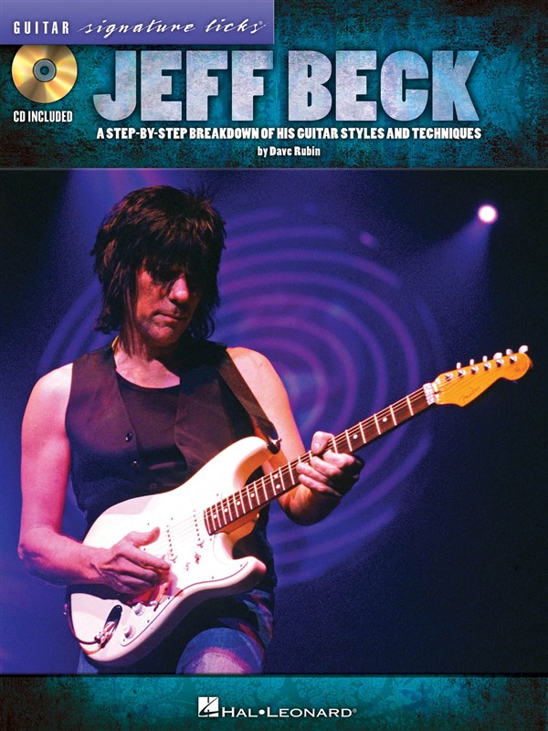 HAL LEONARD BECK JEFF SIGNATURE LICKS STEP BY STEP BREAKDOWN GUITAR + CD - GUITAR