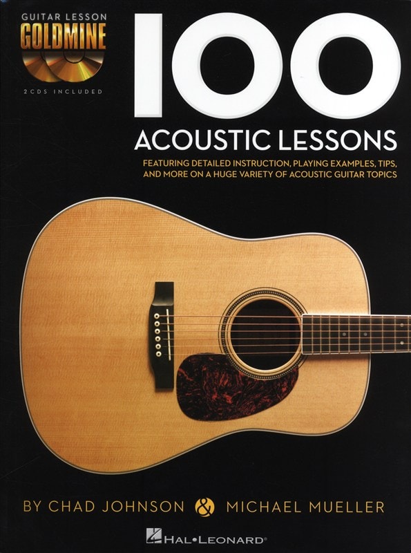 HAL LEONARD GUITAR LESSON GOLDMINE - 100 ACOUSTIC LESSONS - GUITAR TAB