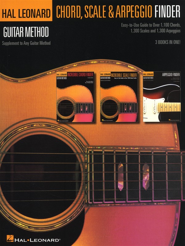 HAL LEONARD HAL LEONARD GUITAR METHOD CHORD SCALE AND ARPEGGIO FINDER - GUITAR
