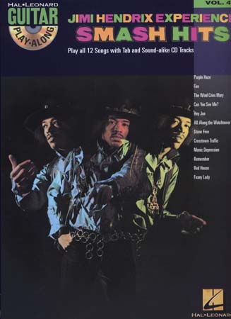 HAL LEONARD JIMI HENDRIX GUITAR PLAYALONG VOL 47