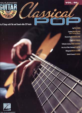 HAL LEONARD GUITAR PLAY ALONG VOL.090 CLASSICAL POP TAB + CD