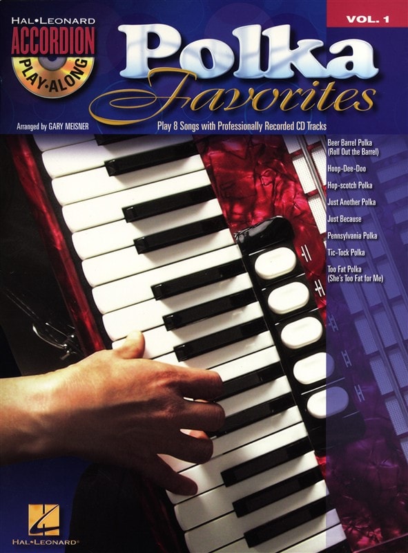 HAL LEONARD ACCORDION PLAY ALONG VOLUME 1 POLKA FAVORITES ACCORDION + CD - ACCORDION