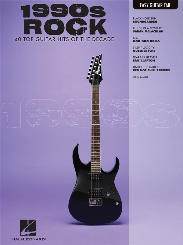 HAL LEONARD 1990S ROCK EASY GUITAR WITH NOTES AND TAB - GUITAR TAB