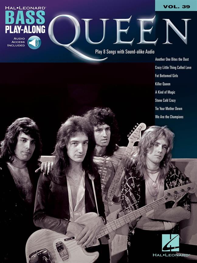 HAL LEONARD BASS PLAY ALONG VOL.39 - QUEEN 