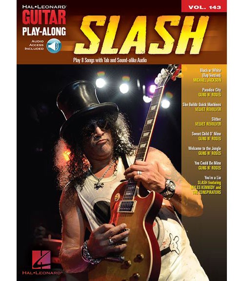 HAL LEONARD GUITAR PLAY ALONG VOLUME 143 - SLASH - GUITAR + AUDIO