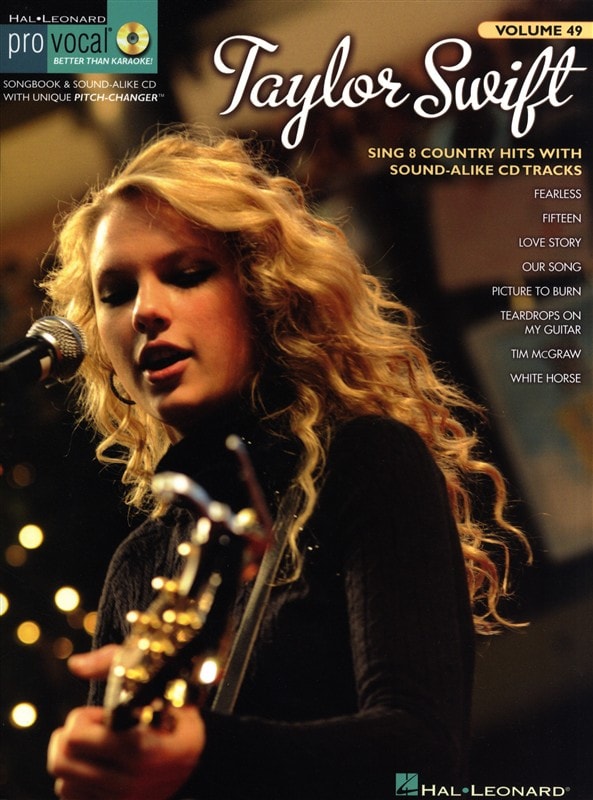 HAL LEONARD TAYLOR SWIFT+ CD - MELODY LINE, LYRICS AND CHORDS