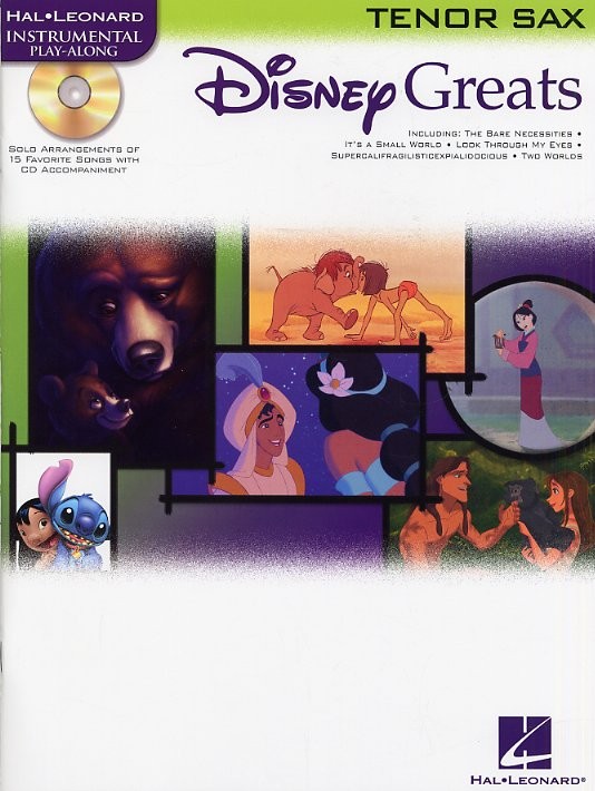 HAL LEONARD DISNEY GREATS TENOR SAXOPHONE - TENOR SAXOPHONE