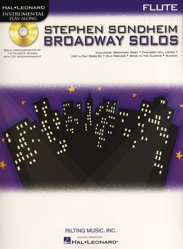 HAL LEONARD INSTRUMENTAL PLAY ALONG - SONDHEIM STEPHEN BROADWAY SOLOS - FLUTE