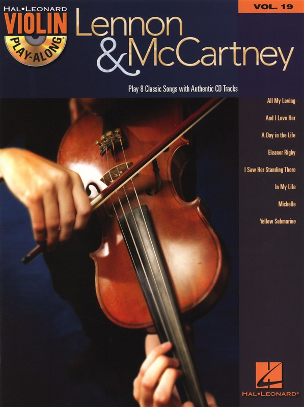 HAL LEONARD VIOLIN PLAY ALONG VOLUME 19 - LENNON AND MCCARTNEY + CD - VIOLIN