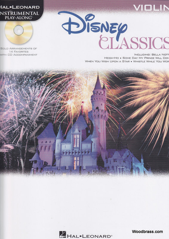 HAL LEONARD DISNEY CLASSICS FOR VIOLIN + CD