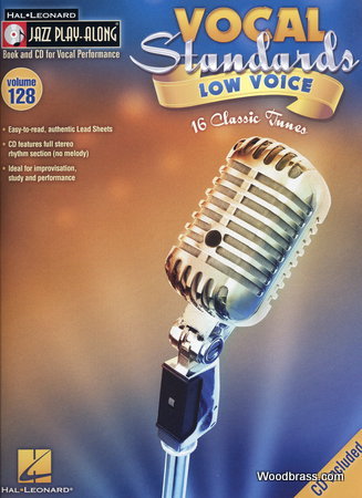 HAL LEONARD JAZZ PLAY ALONG VOL.128 VOCAL STANDARDS LOW VOICE + CD