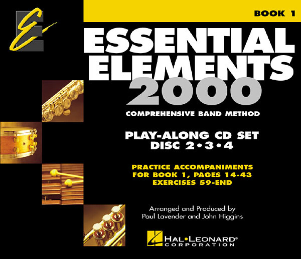HAL LEONARD ESSENTIAL ELEMENTS FOR BAND - BOOK 1 - CDS