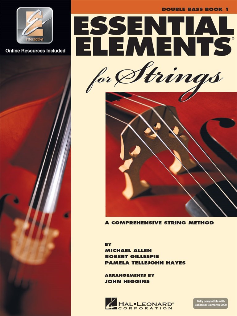 HAL LEONARD ESSENTIAL ELEMENTS 2000 FOR STRINGS BOOK 1 - CONTREBASSE