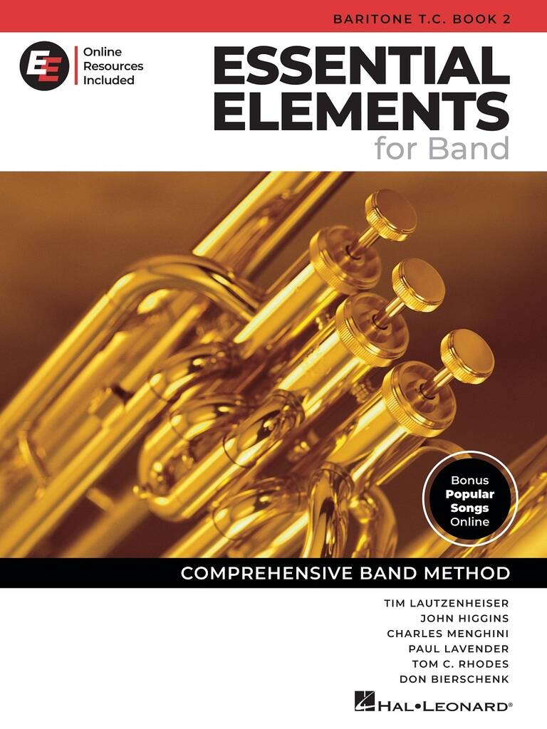 HAL LEONARD Essential Elements For Band Vol.2 - Clé de sol T.C. - Baryton, Euphonium, Saxhorn
