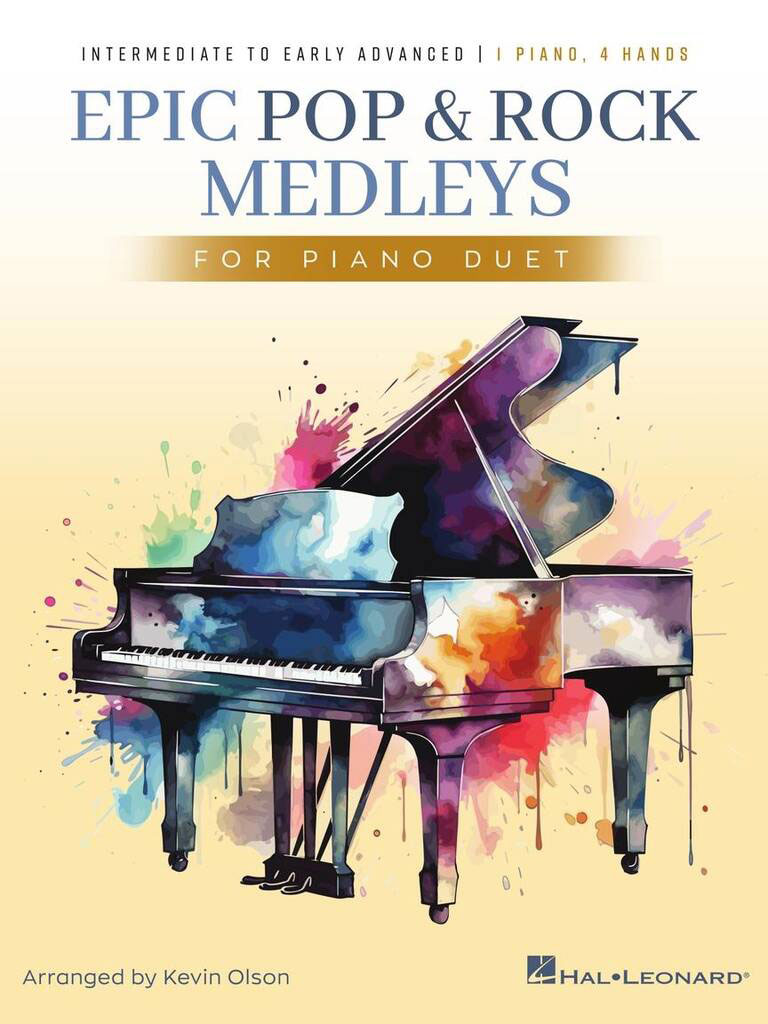 HAL LEONARD Epic Pop And Rock Medleys For Piano Duet
