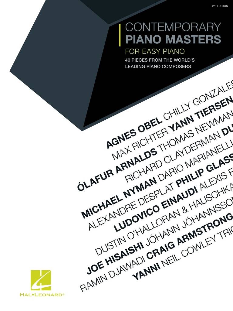 HAL LEONARD CONTEMPORARY PIANO MASTERS FOR EASY PIANO
