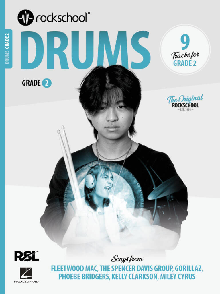 ROCK SCHOOL LIMITED Rockschool Drums Grade 2 (2024)