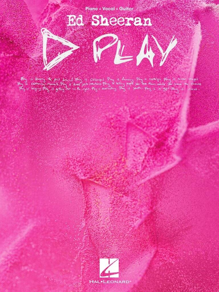 HAL LEONARD Ed Sheeran - Play - PVG