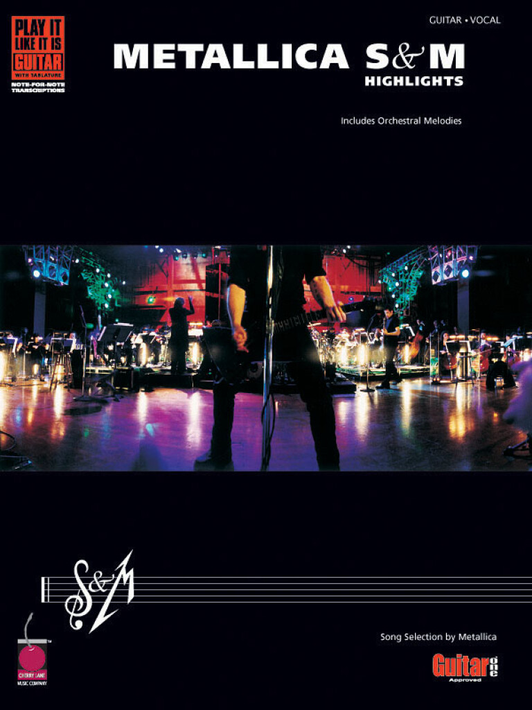 HAL LEONARD METALLICA - S&M HIGHLIGHTS - GUITAR TAB