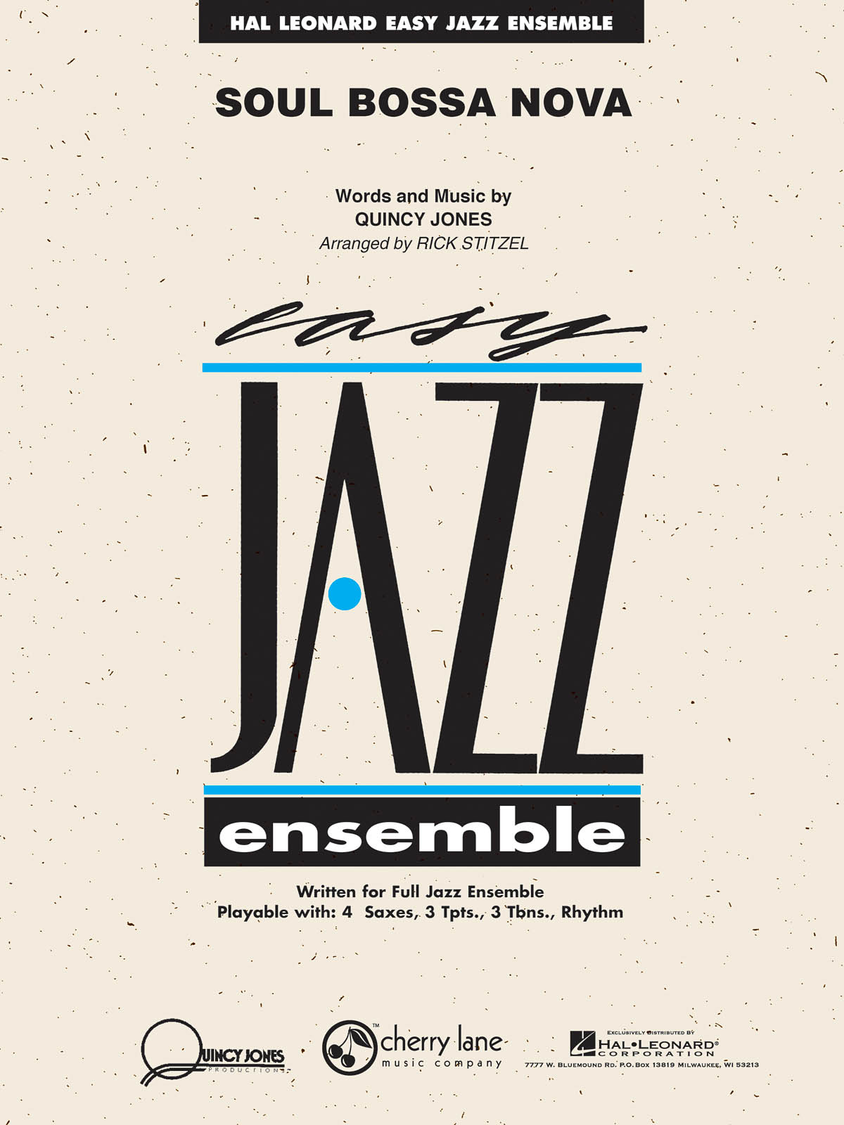 HAL LEONARD Soul Bossa Nova (arr. Rick Stitzel) - Easy Jazz Ensemble