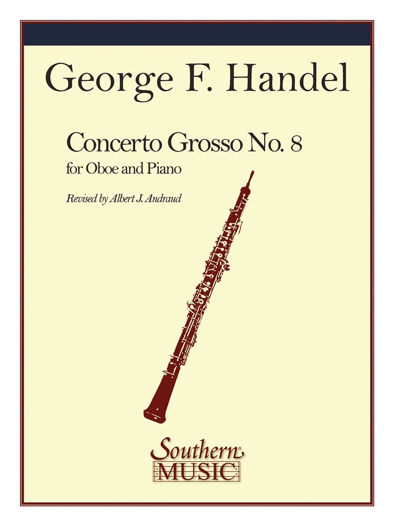 SOUTHERN MUSIC COMPANY HAENDEL CONCERTO GROSSO NR 8 IN BB