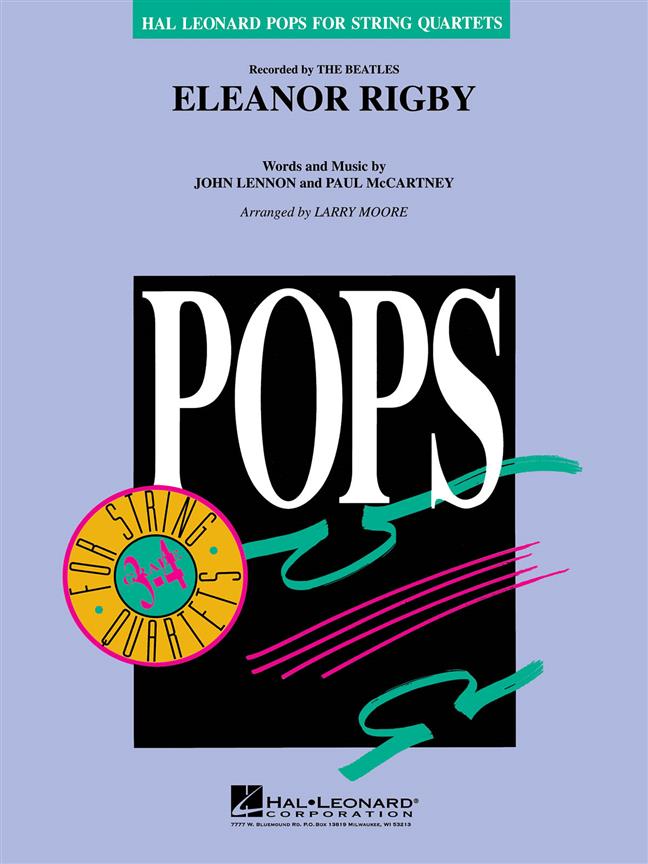 HAL LEONARD Mccartney P. - Eleanor Rigby - Quatuor A Cordes