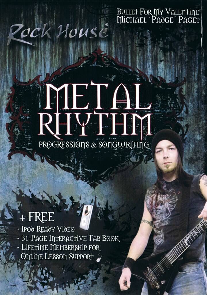 HAL LEONARD MICHAEL PAGET OF BULLET FOR MY VALENTINE - METAL RHYTHM PROGRESSIONS & SONGWRITING ROCK HOUSE DVD 
