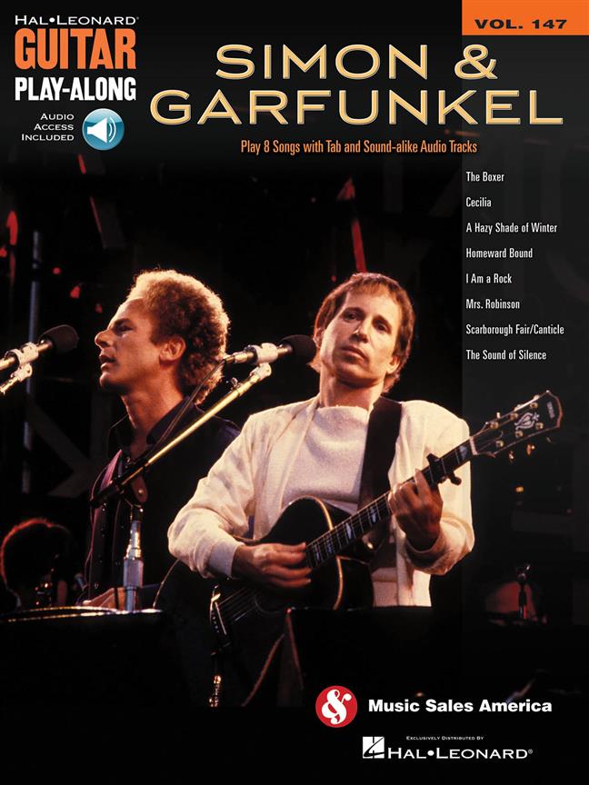 HAL LEONARD GUITAR PLAY ALONG VOLUME 147 SIMON AND GARFUNKEL + MP3 - GUITAR TAB