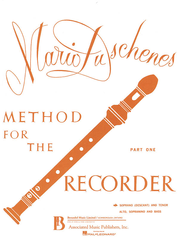 HAL LEONARD Duschenes Mario - Method For The Recorder Part 1 - Flute A Bec Soprano & Ténor
