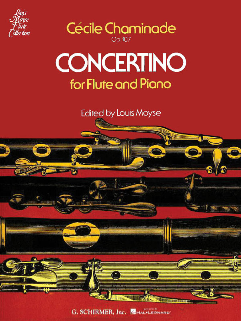 SCHIRMER CHAMINADE C. - CONCERTINO FOR FLUTE AND PIANO OP.107 