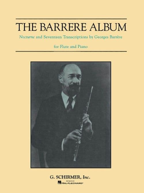 SCHIRMER THE BARRERE ALBUM - FLUTE & PIANO