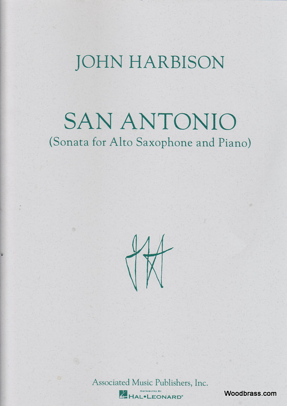 ASSOCIATED MUSIC PUBLISHERS, I , Harbson J. - San Ono Sonata - Saxophone Alto