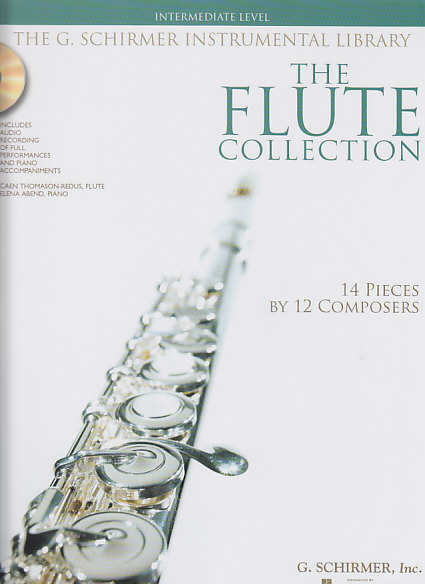 SCHIRMER FLUTE COLLECTION + CD, INTERMEDIATE LEVEL - FLUTE, PIANO
