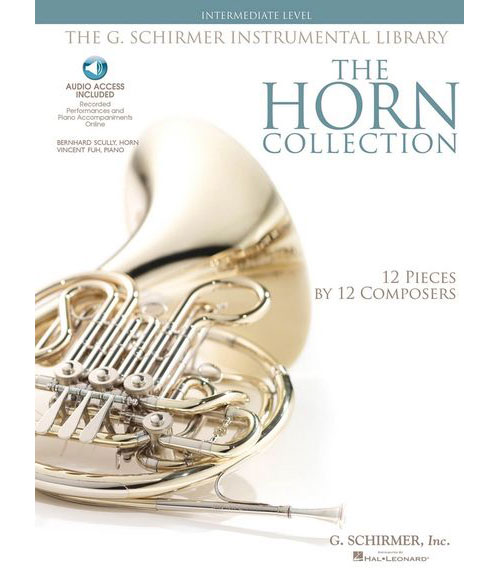 SCHIRMER HORN COLLECTION + MP3, INTERMEDIATE LEVEL - COR, PIANO