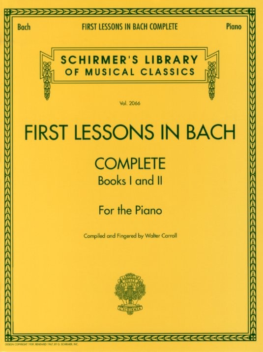 HAL LEONARD FIRST LESSONS IN BACH COMPLETE - PIANO SOLO