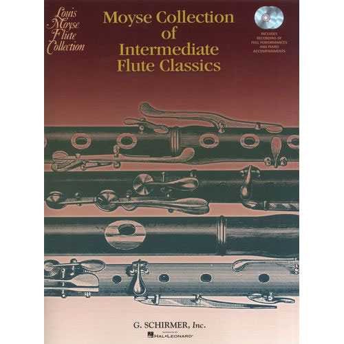 SCHIRMER MOYSE L. - MOYSE COLLECTION OF INTERMEDIATE FLUTE CLASSICS + MP3 - FLUTE, PIANO